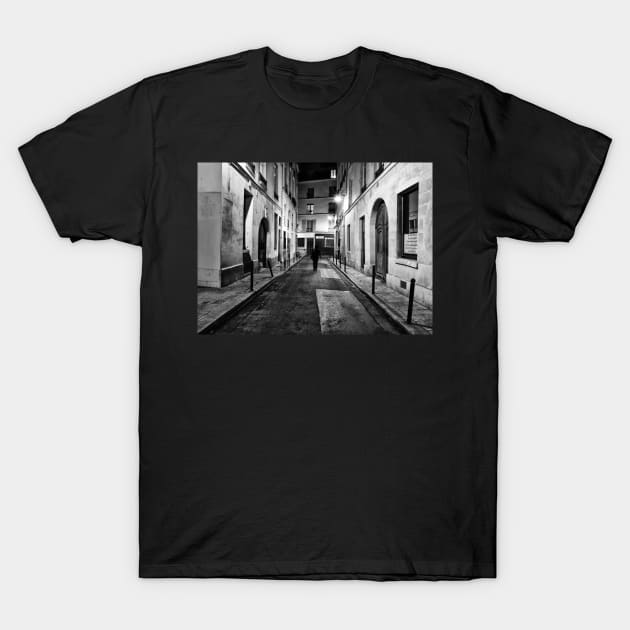 rue de nesle in Saint Germain Paris T-Shirt by Sampson-et-al